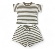 Load image into Gallery viewer, Waffle Stripe Summer Set, Storm