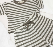 Load image into Gallery viewer, Waffle Stripe Summer Set, Storm