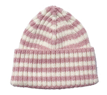 Load image into Gallery viewer, STRIPE BEANIE - BLUSH