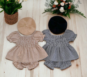 London Gingham Set, Onyx