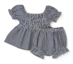 London Gingham Set, Onyx