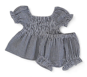 London Gingham Set, Cocoa