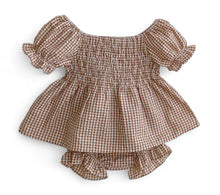 Load image into Gallery viewer, London Gingham Set, Cocoa
