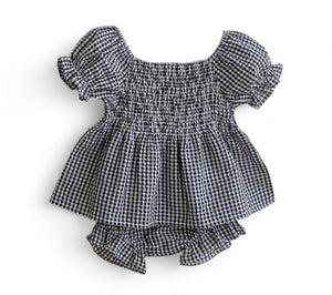 London Gingham Set, Cocoa