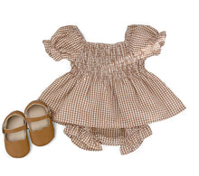 Load image into Gallery viewer, London Gingham Set, Cocoa
