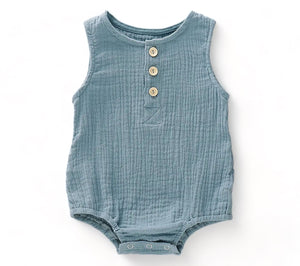 Gauze Tank Bodysuit, Lagoon