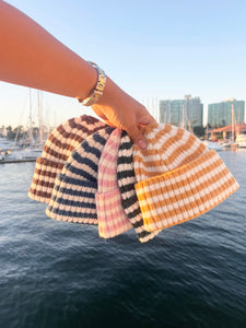 STRIPE BEANIE - GOLDEN