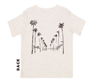 PALM TREE SCRIBBLE T-shirt