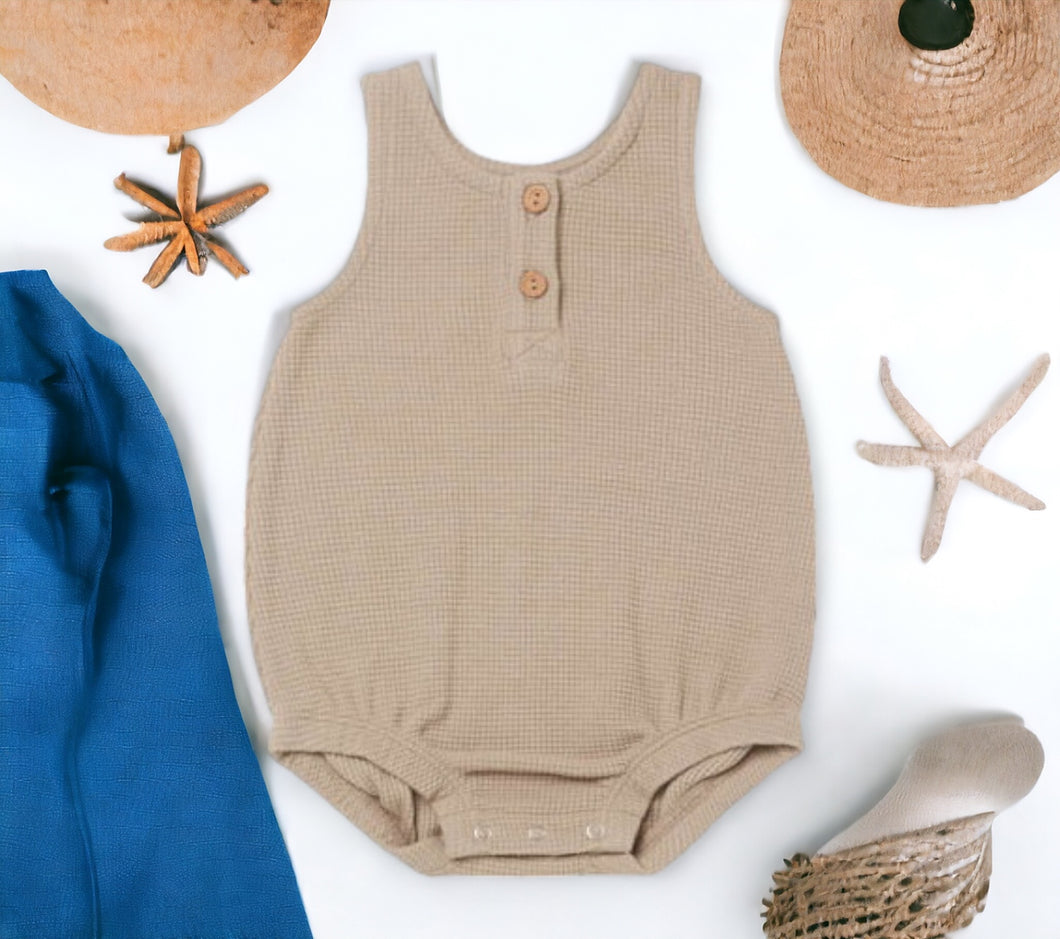 Waffle Henley Bodysuit